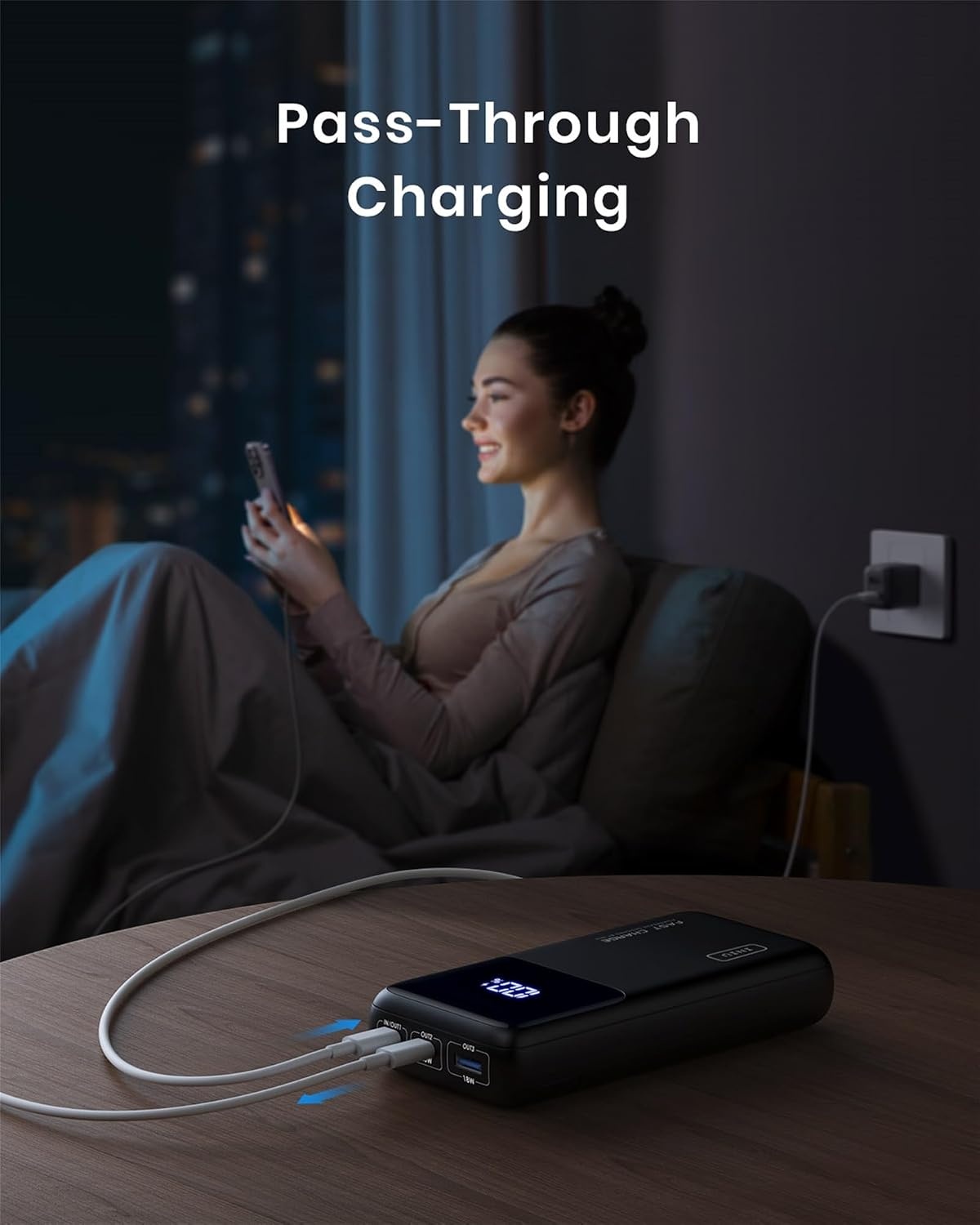 image:imageINIU Laptop Power Bank Smallest 25000mAh 100W Fast Charging Battery PackBlack