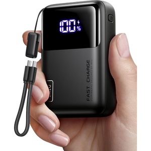 INIU Laptop Power Bank, Smallest 20000mAh 65W Fast Charging Battery Pack(Black)