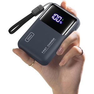 INIU Laptop Power Bank, Smallest 20000mAh 65W Fast Charging Battery Pack(Blue)