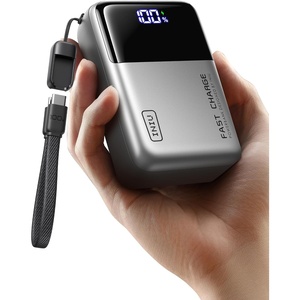 INIU Laptop Power Bank, Smallest 25000mAh 100W Fast Charging Battery Pack(Metallic Silver)
